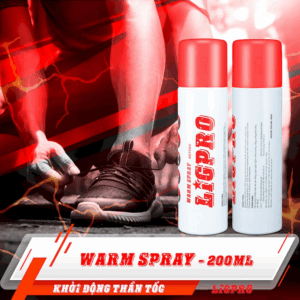 XỊT NÓNG - WARM SPRAY LIGPRO (200ml/chai)