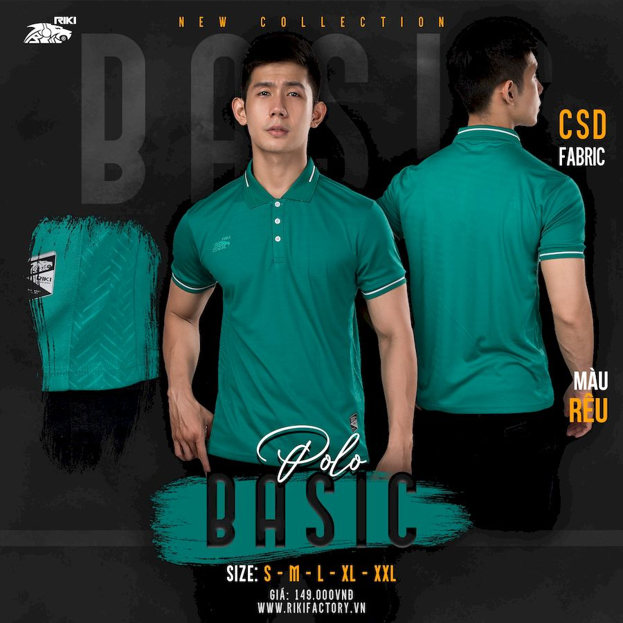 Áo Polo Riki Basic - Ảnh 7