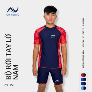 Alternative view of Bộ Đồ Bơi Ánh Viên Tay Ngắn NAM AV02