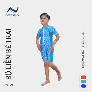 Alternative view of Bộ Đồ Bơi Trẻ em Ánh Viên AV05 (Bé Trai)