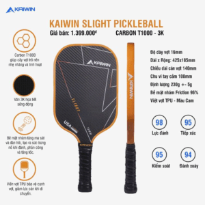 Vợt Pickleball Kaiwin Slight T1000